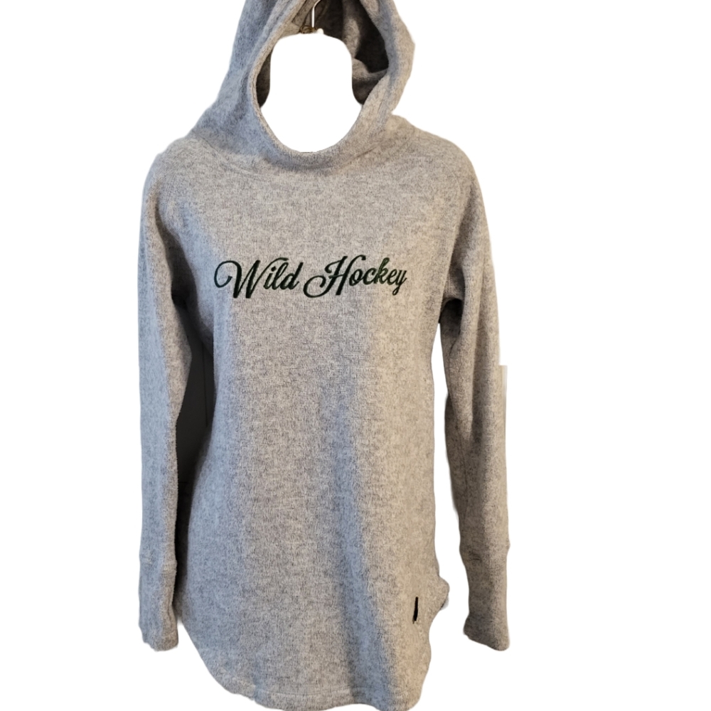 🏒Wild NHL Hockey Hooded Longsleeve sz M in EUC by J. America